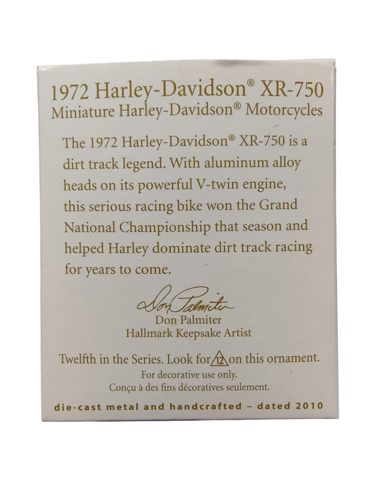 2010 (1972) XR-750 (Harley-Davidson)