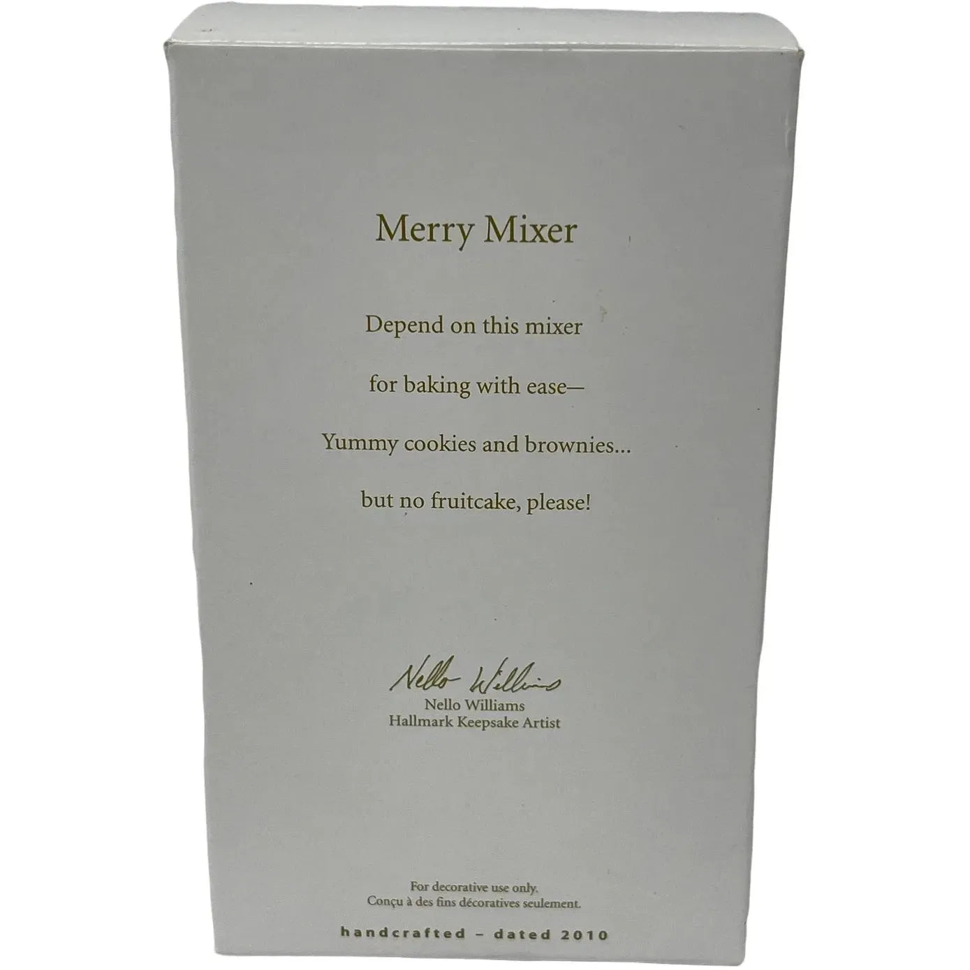 2010 Merry Mixer Hallmark Ornament (Kitchen) QXG7433