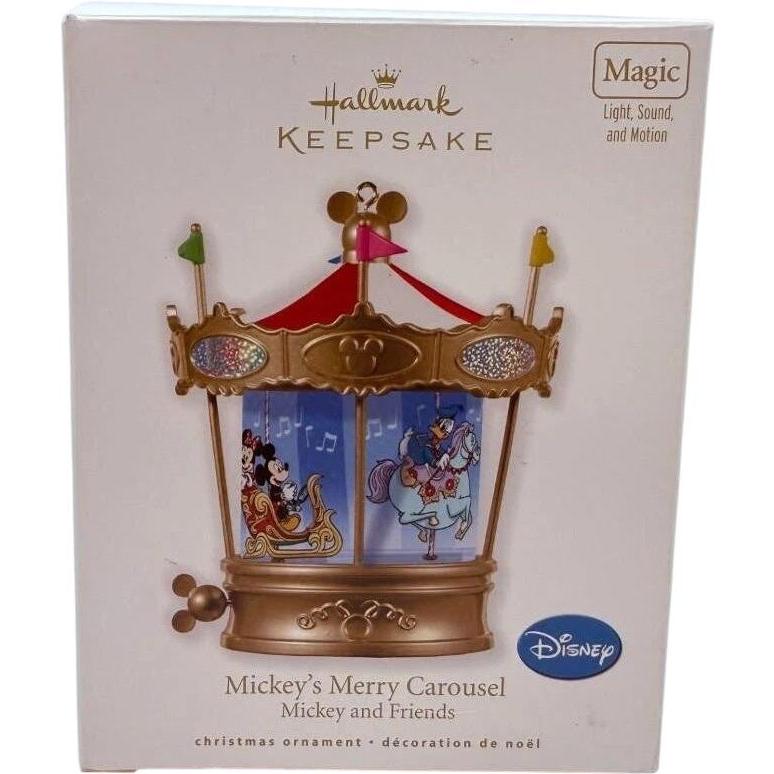 2010 Mickey's Merry Carousel Hallmark Ornament (Mickey Mouse & Friends) QXD1003