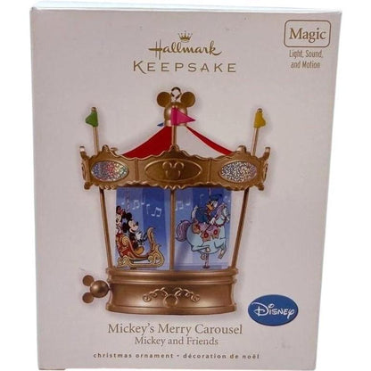 2010 Mickey's Merry Carousel Hallmark Ornament (Mickey Mouse & Friends) QXD1003