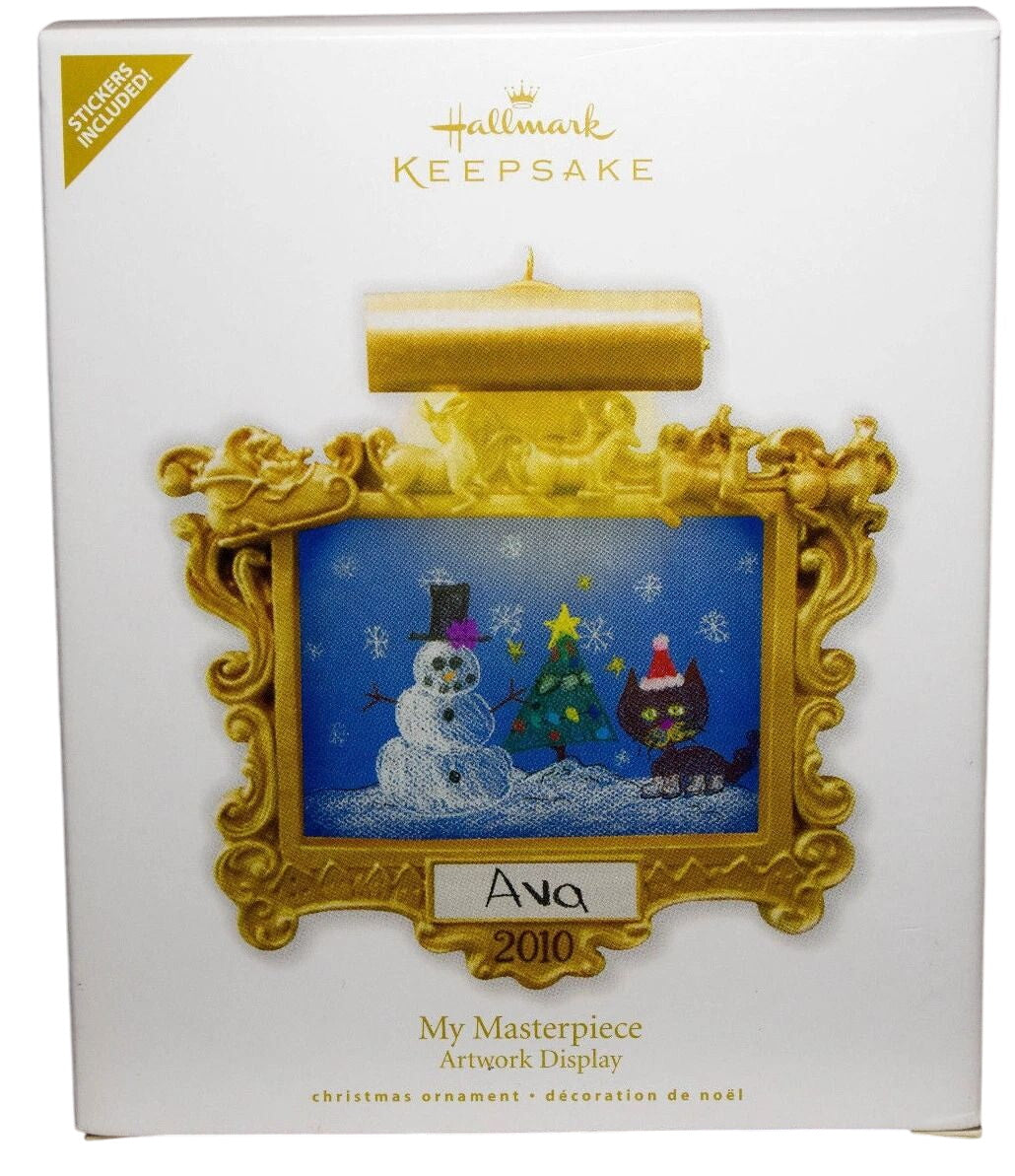2010 My Masterpiece Hallmark Ornament (Artwork Display) QXG7556