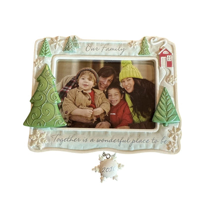 2010 Our Family Hallmark Ornament (Photo Holder) QXG7043