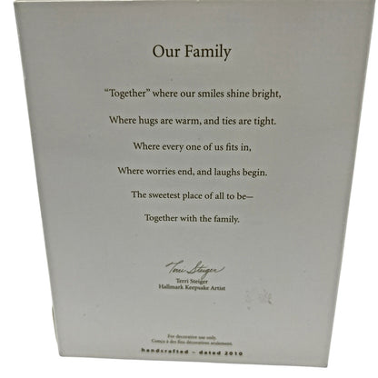 2010 Our Family Hallmark Ornament (Photo Holder) QXG7043