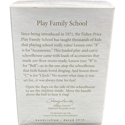 2010 Play Family School Hallmark Ornament (Fisher Price) QXI2303