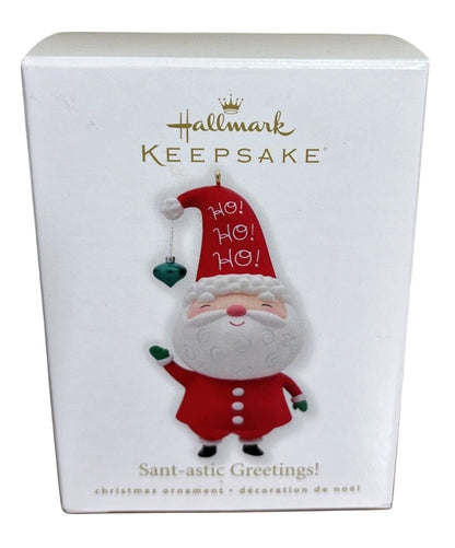 2010 Sant-astic Greetings! Hallmark Ornament (Santa Claus) QXG7393