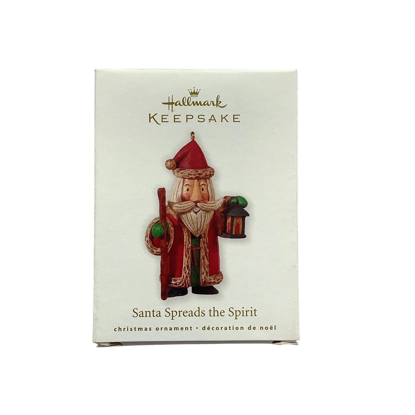2010 Santa Spreads the Spirit Hallmark Ornament (Santa Claus) QXG7403