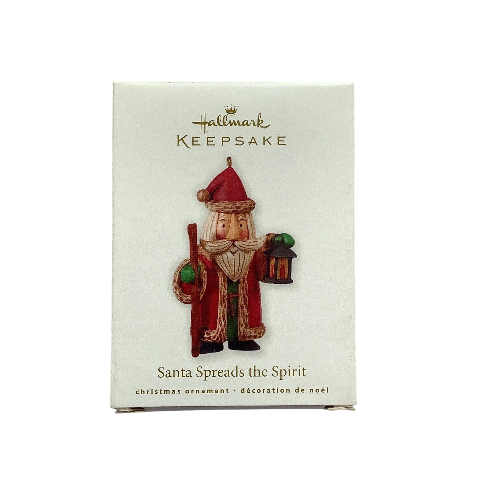 2010 Santa Spreads the Spirit Hallmark Ornament (Santa Claus) QXG7403