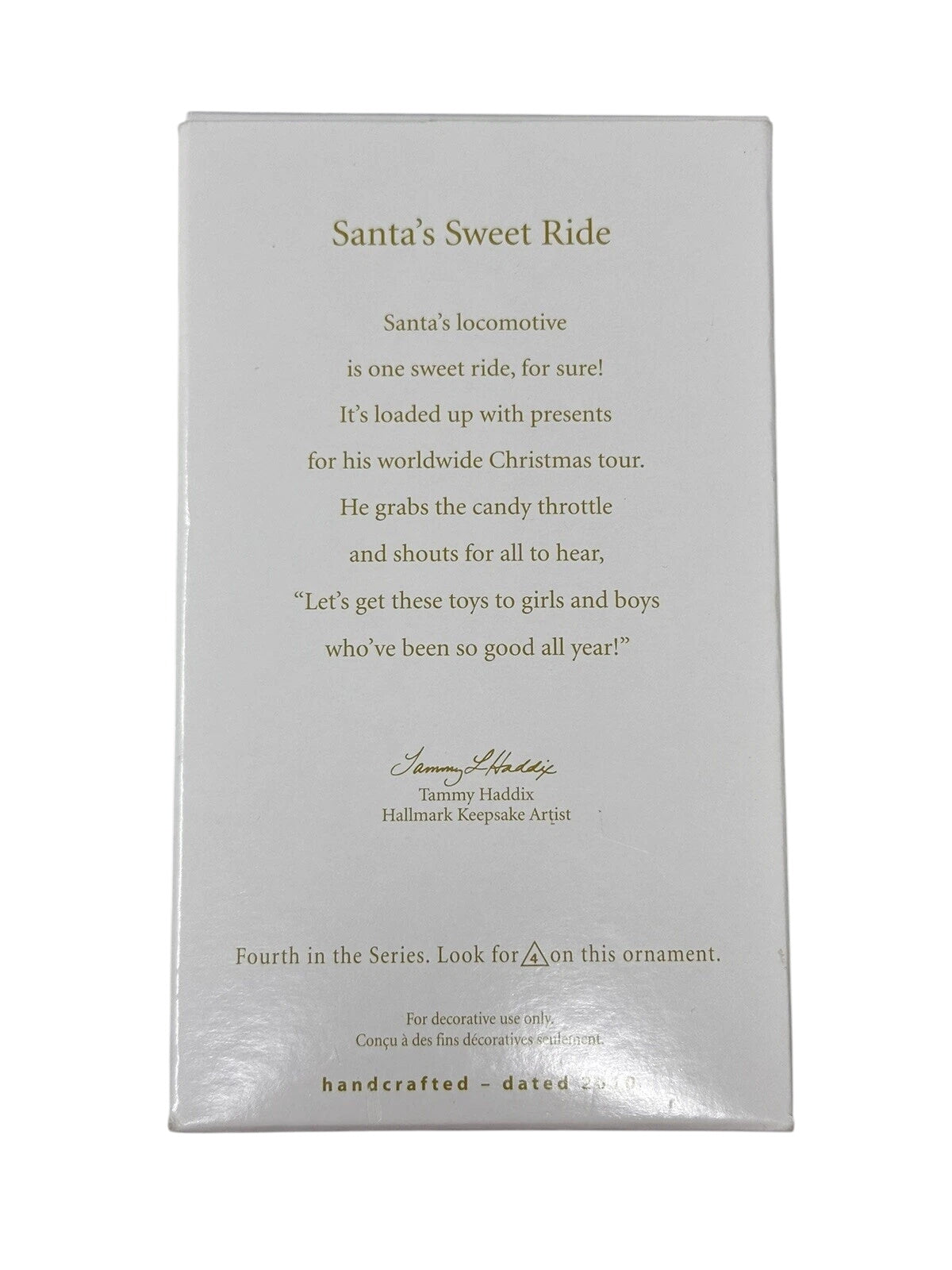 2010 Santa's Sweet Ride Hallmark Ornament (Santa's Sweet Ride) QX8403