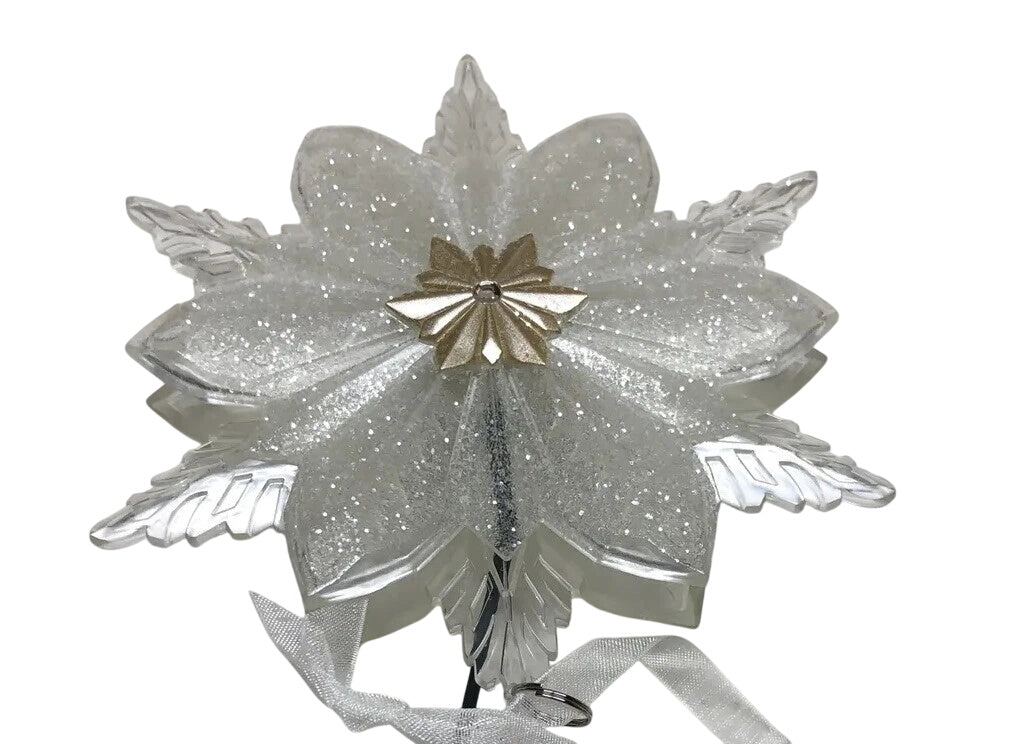 2010 Shimmering Snowflake Hallmark Ornament (Wonder and Light) QXG3636