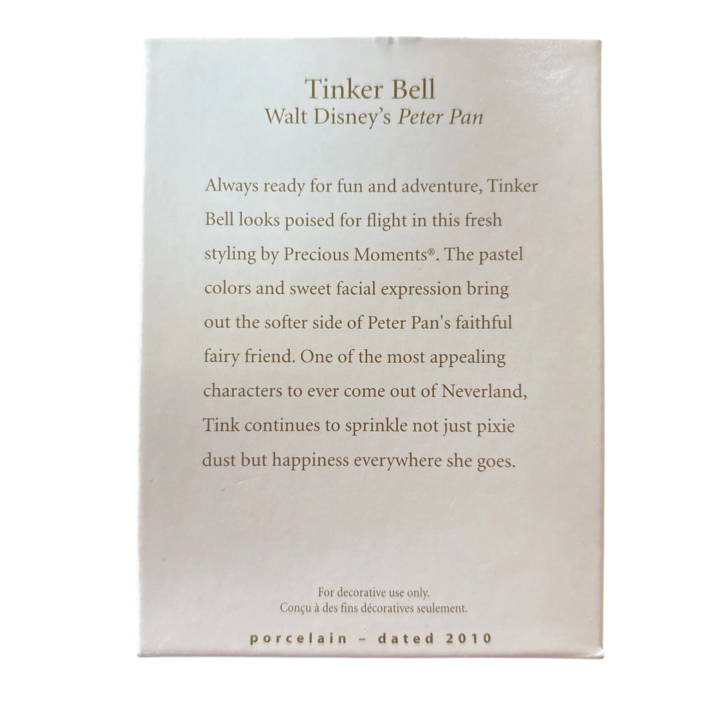 2010 TInker Bell Hallmark Ornament (Precious Moments) QXD1133