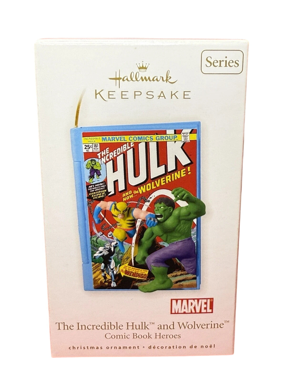 2010 The Incredible Hulk and Wolverine Hallmark Ornament (Comic Book Heroes) QX8453