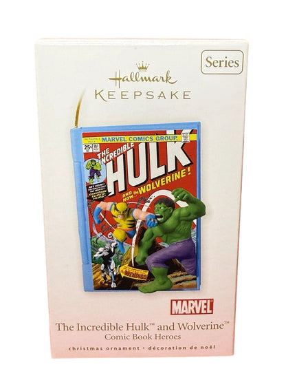 2010 The Incredible Hulk and Wolverine Hallmark Ornament (Comic Book Heroes) QX8453
