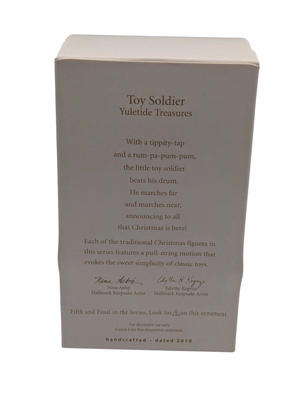 2010 Toy Soldier Hallmark Ornament (Yuletide Treasures) QX8413