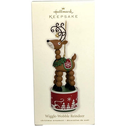 2010 Wiggle-Wobble Reindeer Hallmark Ornament (Reindeer) QXG3086