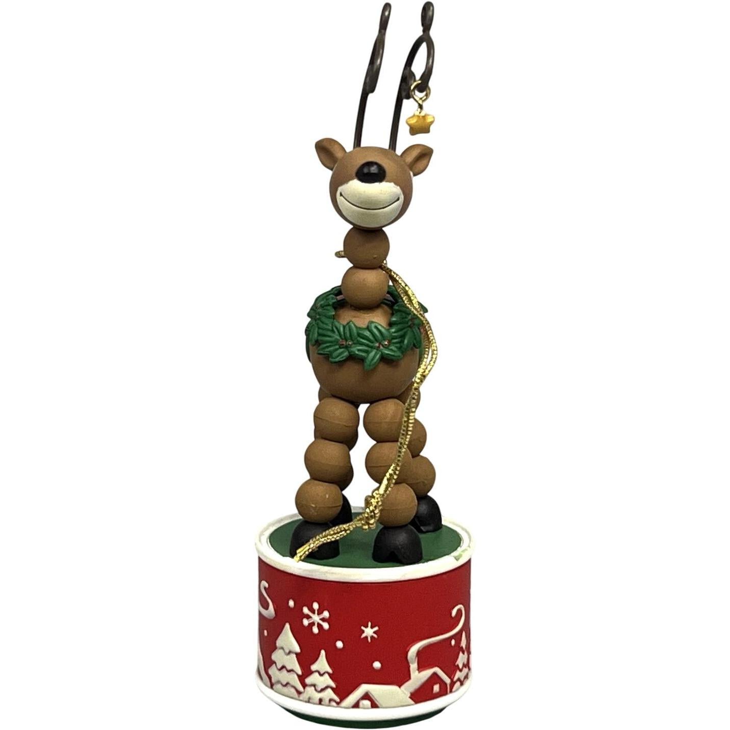 2010 Wiggle-Wobble Reindeer Hallmark Ornament (Reindeer) QXG3086