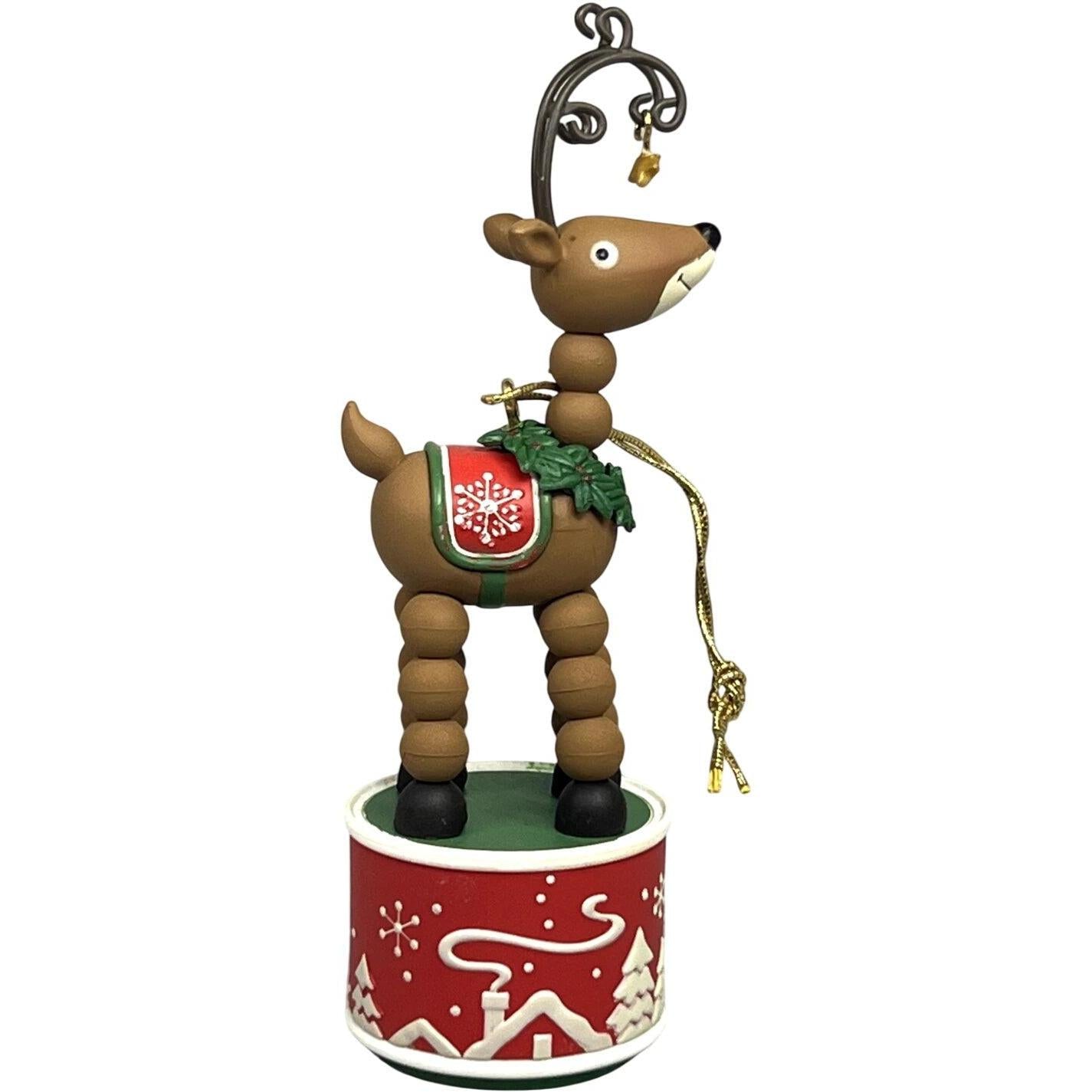 2010 Wiggle-Wobble Reindeer Hallmark Ornament (Reindeer) QXG3086