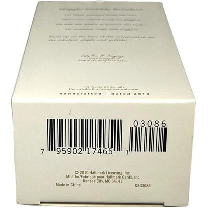 2010 Wiggle-Wobble Reindeer Hallmark Ornament (Reindeer) QXG3086