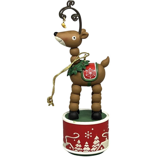 2010 Wiggle-Wobble Reindeer Hallmark Ornament (Reindeer) QXG3086