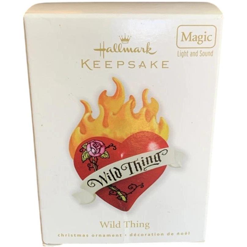 2010 Wild Thing Hallmark Ornament (Heart) QXG7516