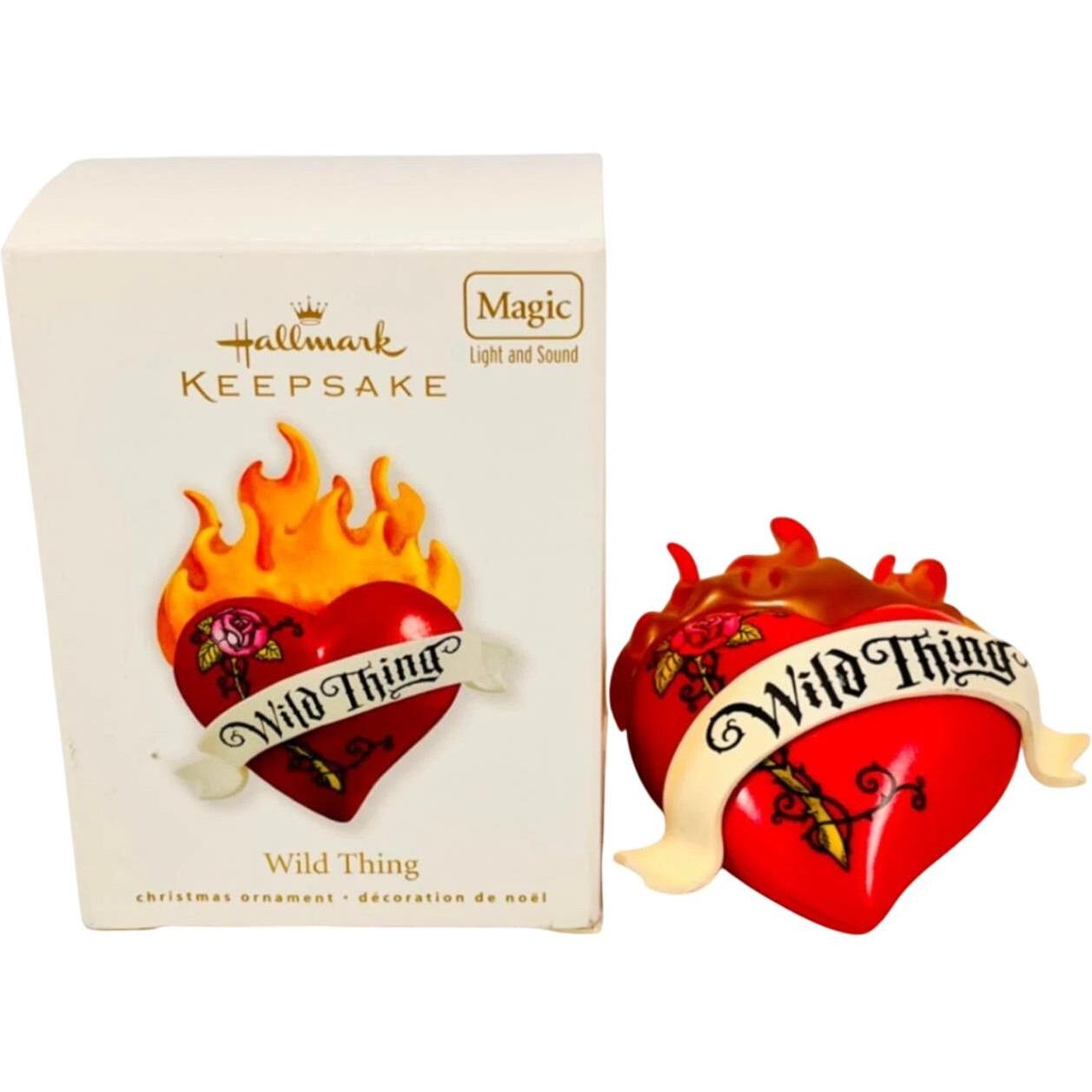 2010 Wild Thing Hallmark Ornament (Heart) QXG7516