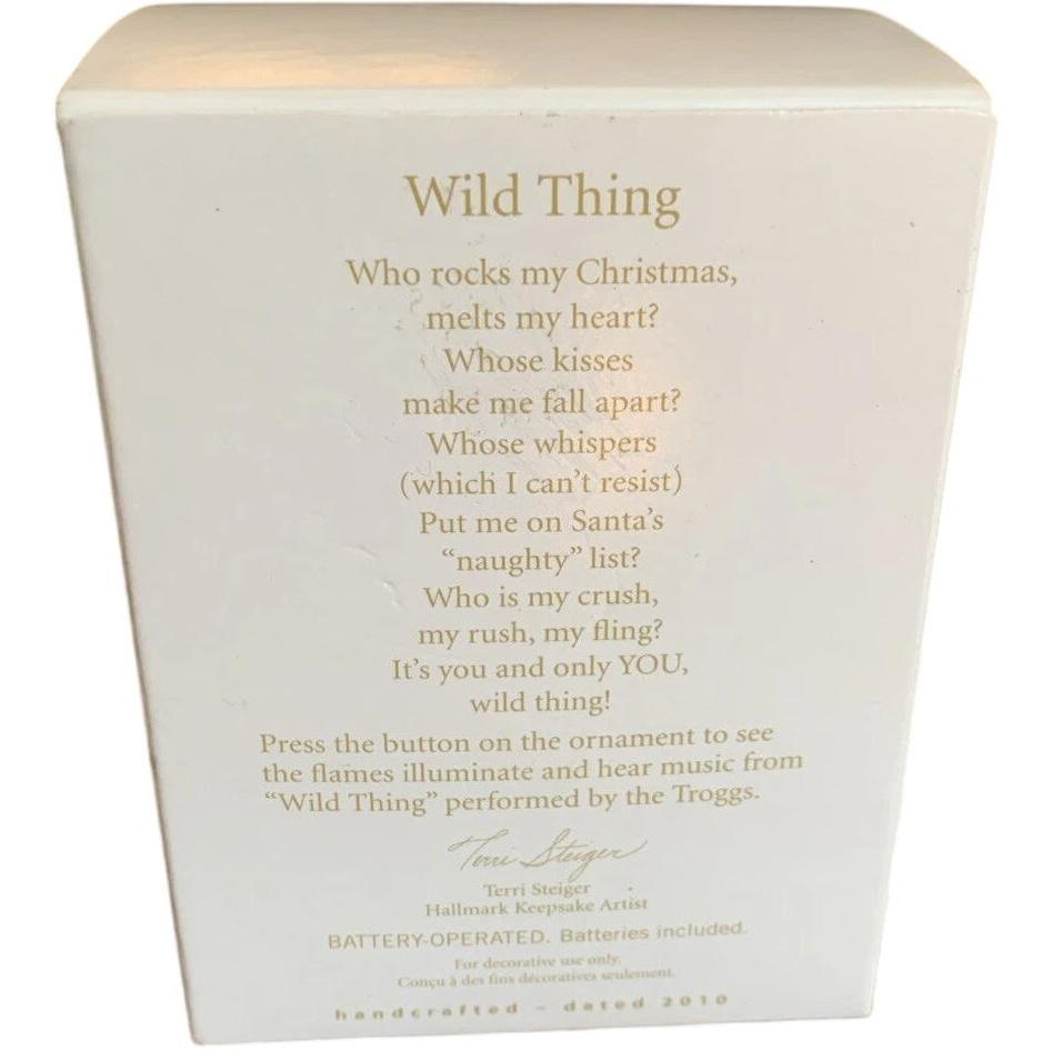 2010 Wild Thing Hallmark Ornament (Heart) QXG7516