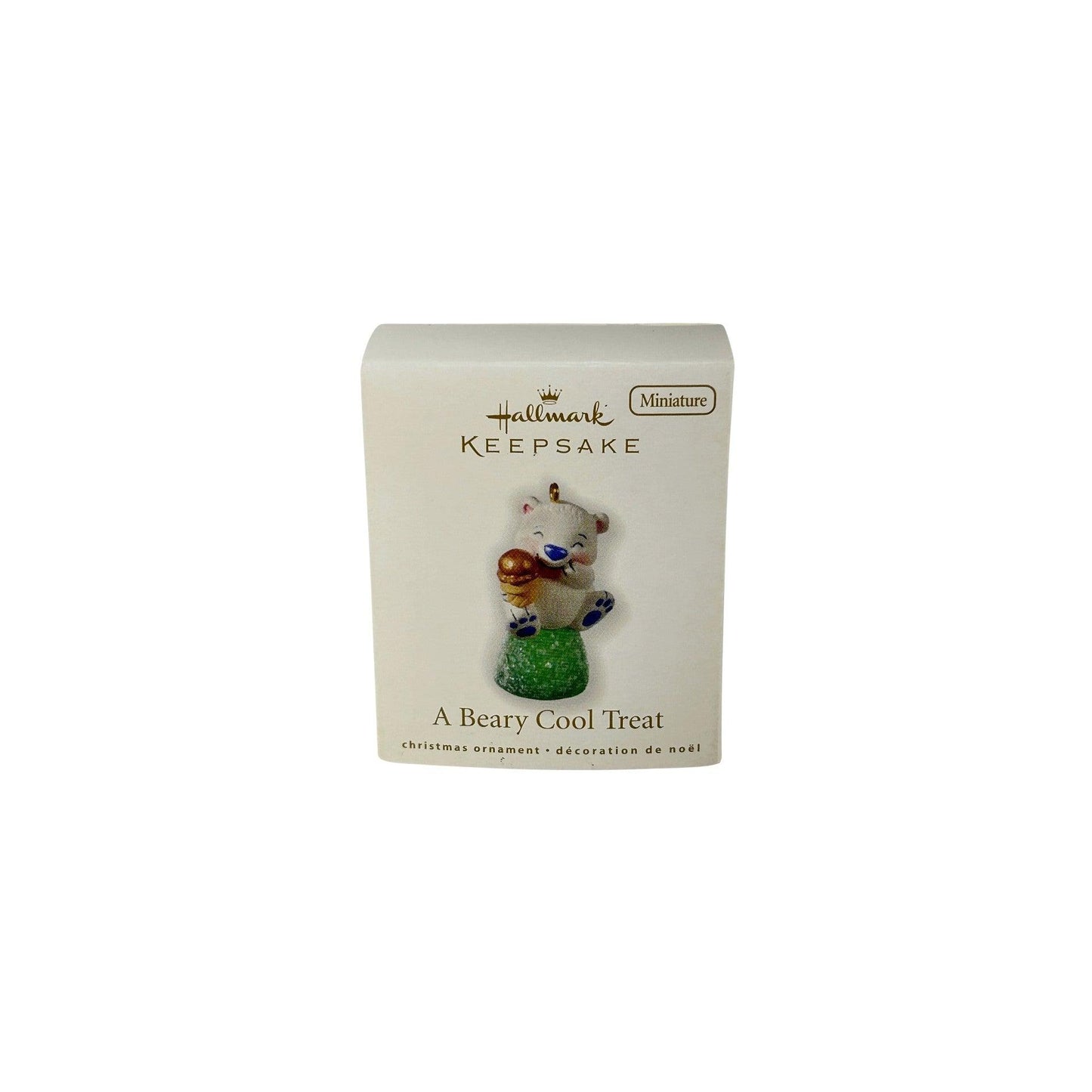 2010 A Beary Cool Treat Hallmark Ornament (Polar Bear) QXM9046 Image2