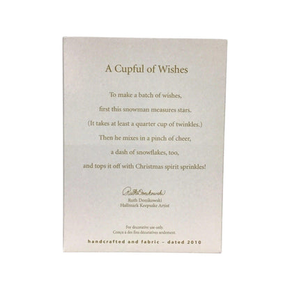 2010 A Cupful of Wishes (Snowmen)