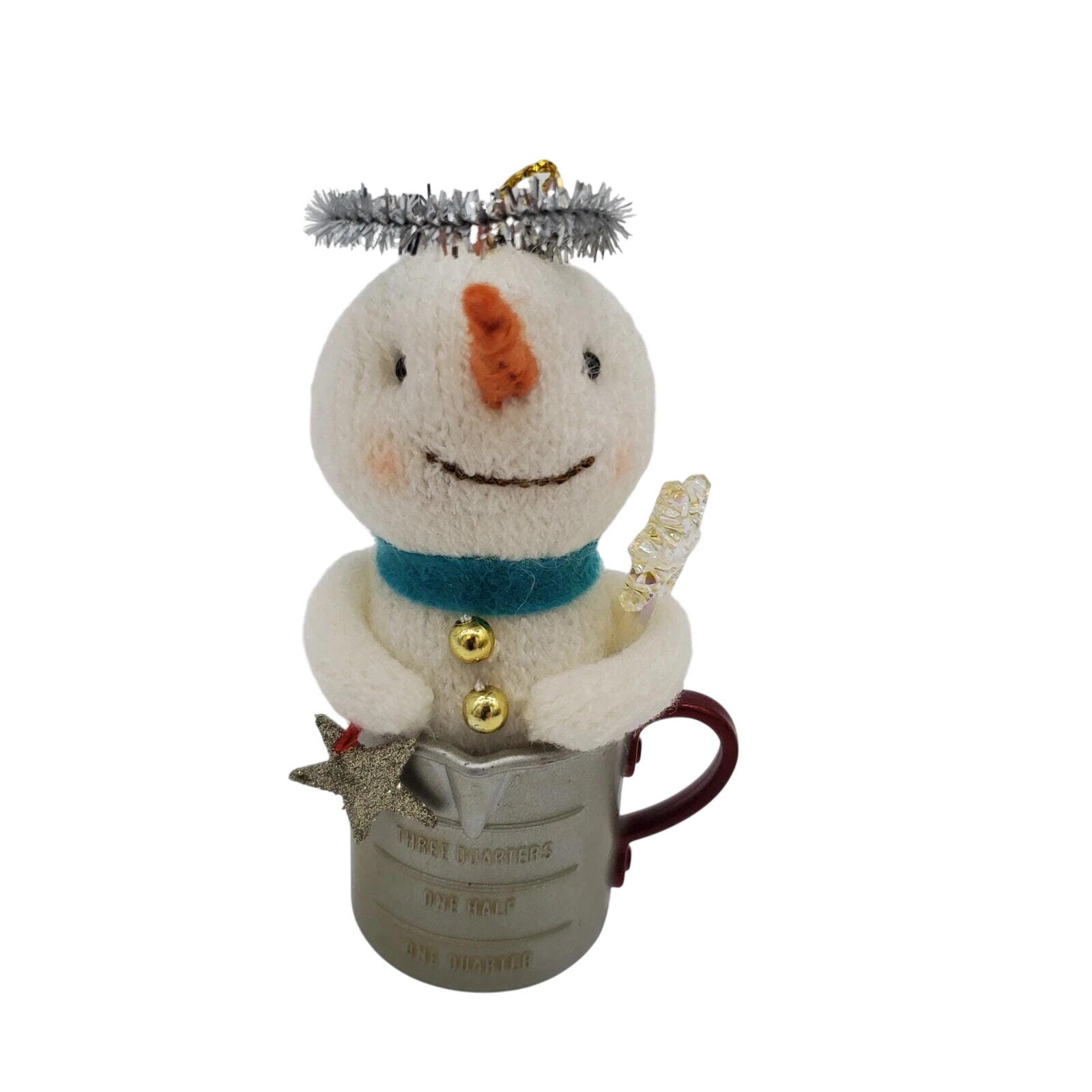 2010 A Cupful of Wishes Hallmark Ornament (Snowmen) QXG7346