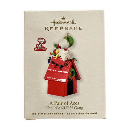 2010 A Pair of Aces Hallmark Ornament (Peanuts) QXI2333