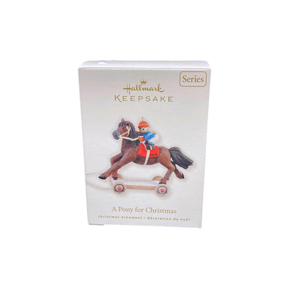 2010 A Pony for Christmas Hallmark Ornament (A Pony for Christmas) QX8303 Image2