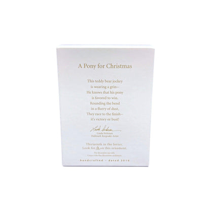 2010 A Pony for Christmas Hallmark Ornament (A Pony for Christmas) QX8303 Image4