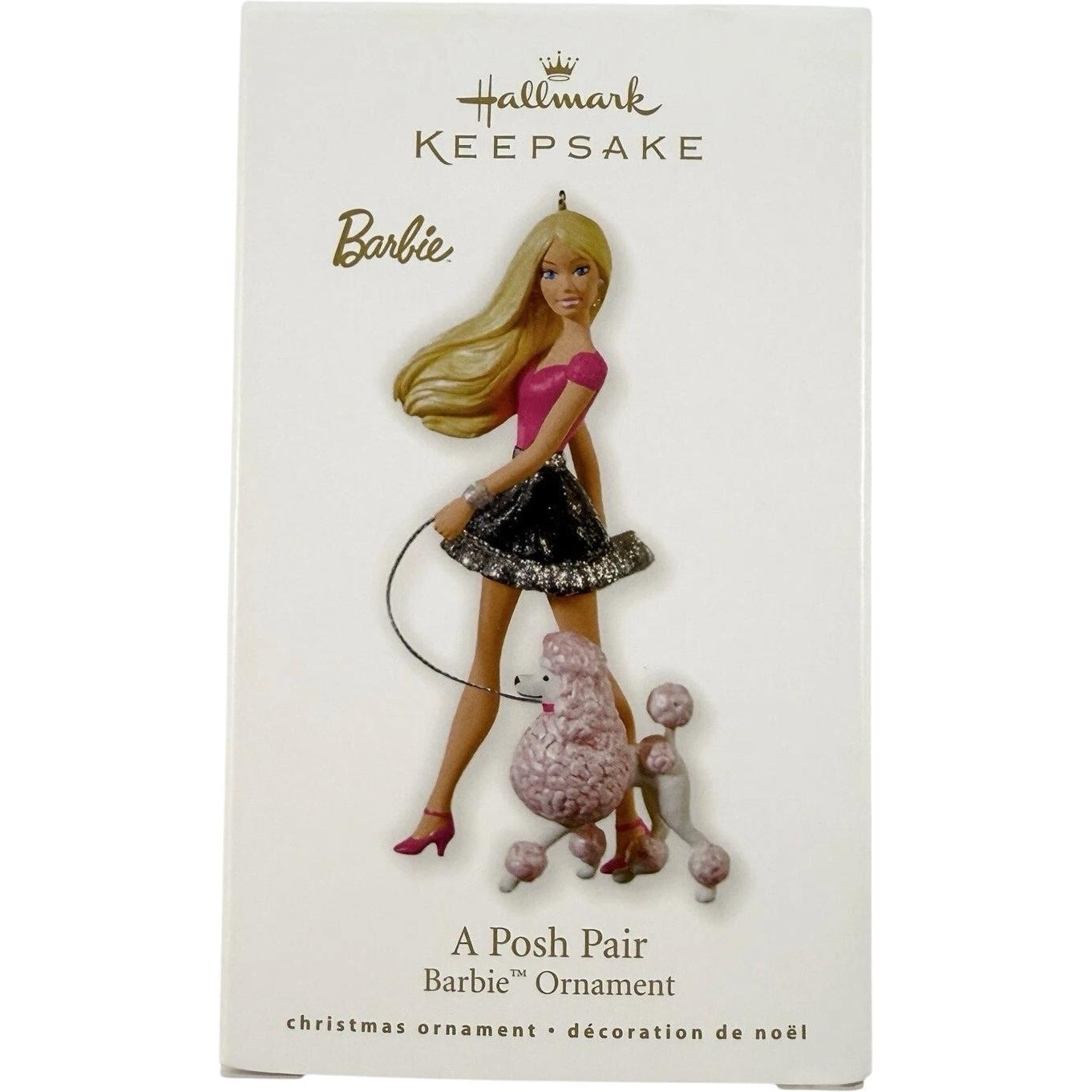 2010 A Posh Pair Hallmark Ornament (Barbie) QXI2343