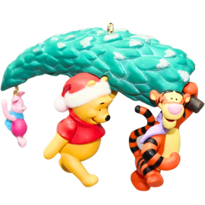 2010 A Tree for Three Hallmark Ornament (Winnie the Pooh) QXC1004