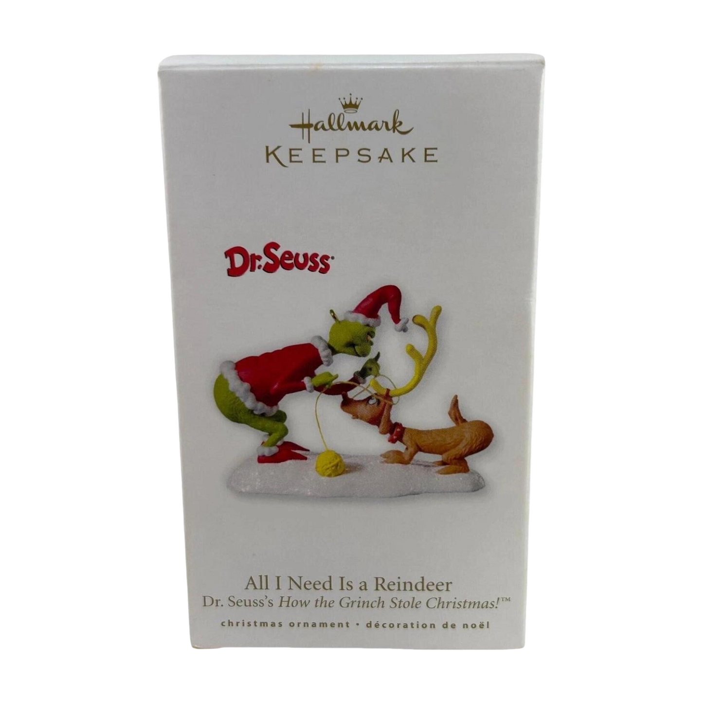 2010 All I Need Is a Reindeer Hallmark Ornament (The Grinch) QXI2183