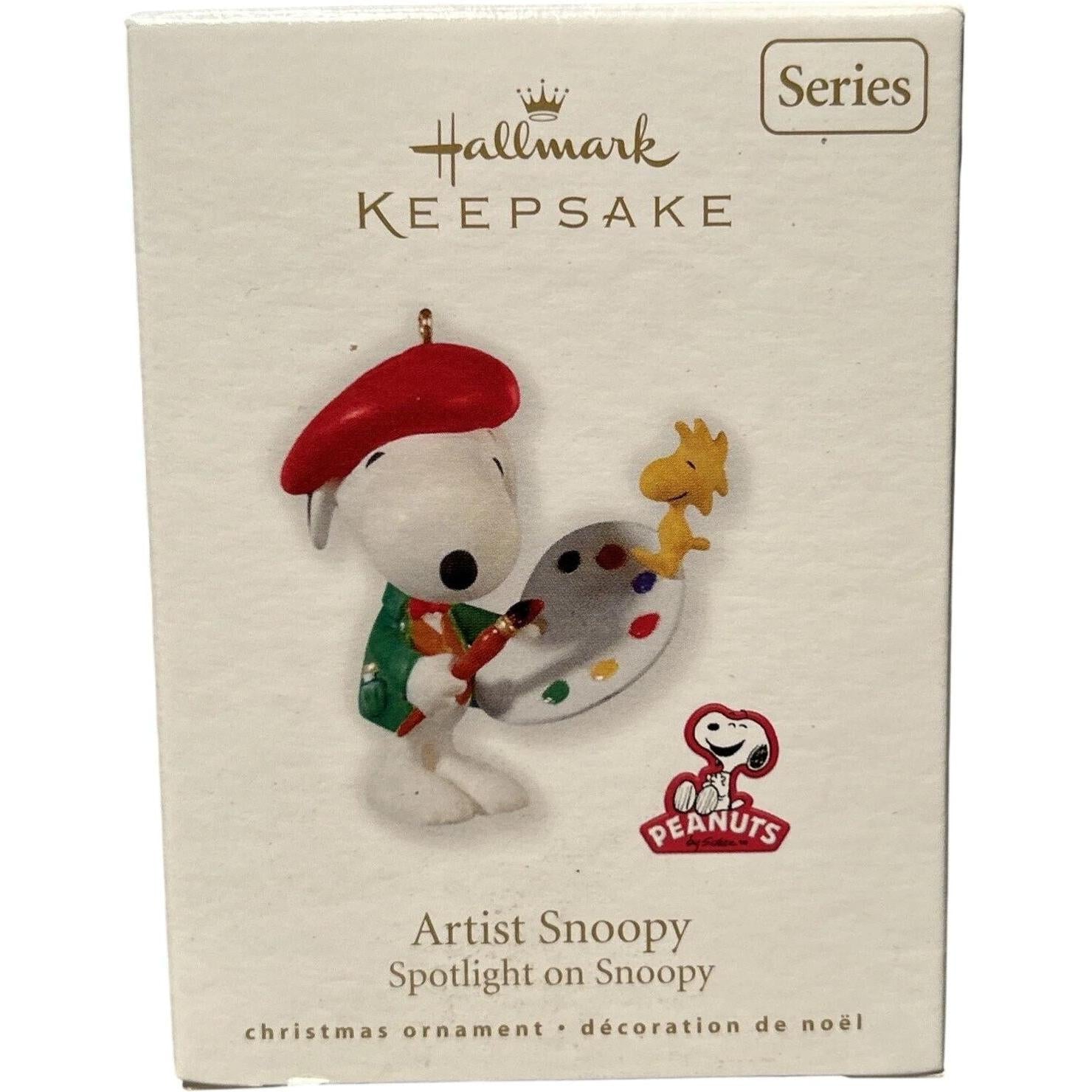 2010 Artist Snoopy Hallmark Ornament (Spotlight on Snoopy) QX8213