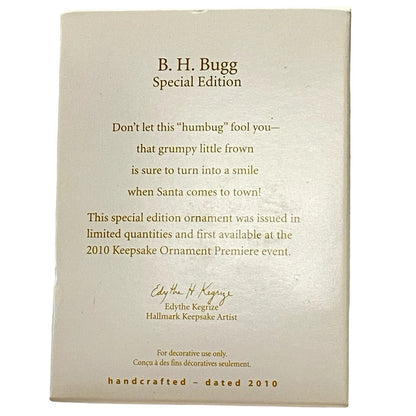 2010 B. H. Bugg Hallmark Ornament (Bee) QXE3063