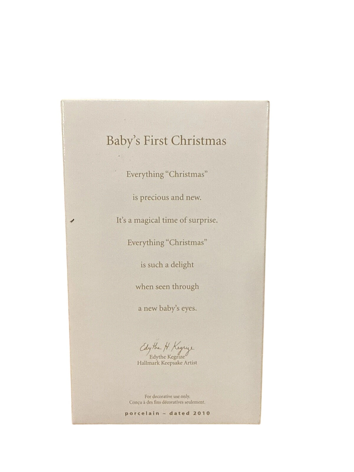 2010 Baby's First Christmas Hallmark Ornament (Baby's First Christmas) QXG7656