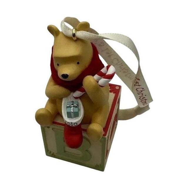 2010 Baby's First Christmas Hallmark Ornament (Winnie the Pooh) QXD1106 Image1