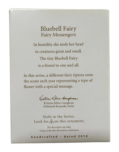 2010 Bluebell Fairy Hallmark Ornament (Fairy Messengers) QX8116 Image7