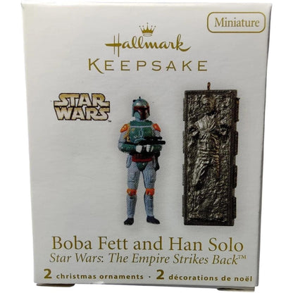 2010 Boba Fett and Han Solo Hallmark Ornament (Star Wars) QXM9016