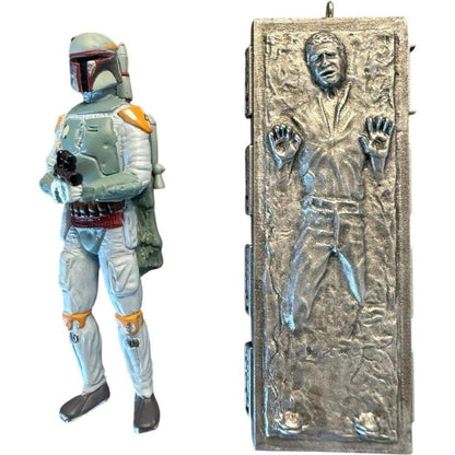 2010 Boba Fett and Han Solo Hallmark Ornament (Star Wars) QXM9016