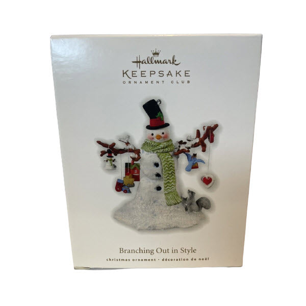 2010 Branching Out in Style Hallmark Ornament (Snowman) QXC1003