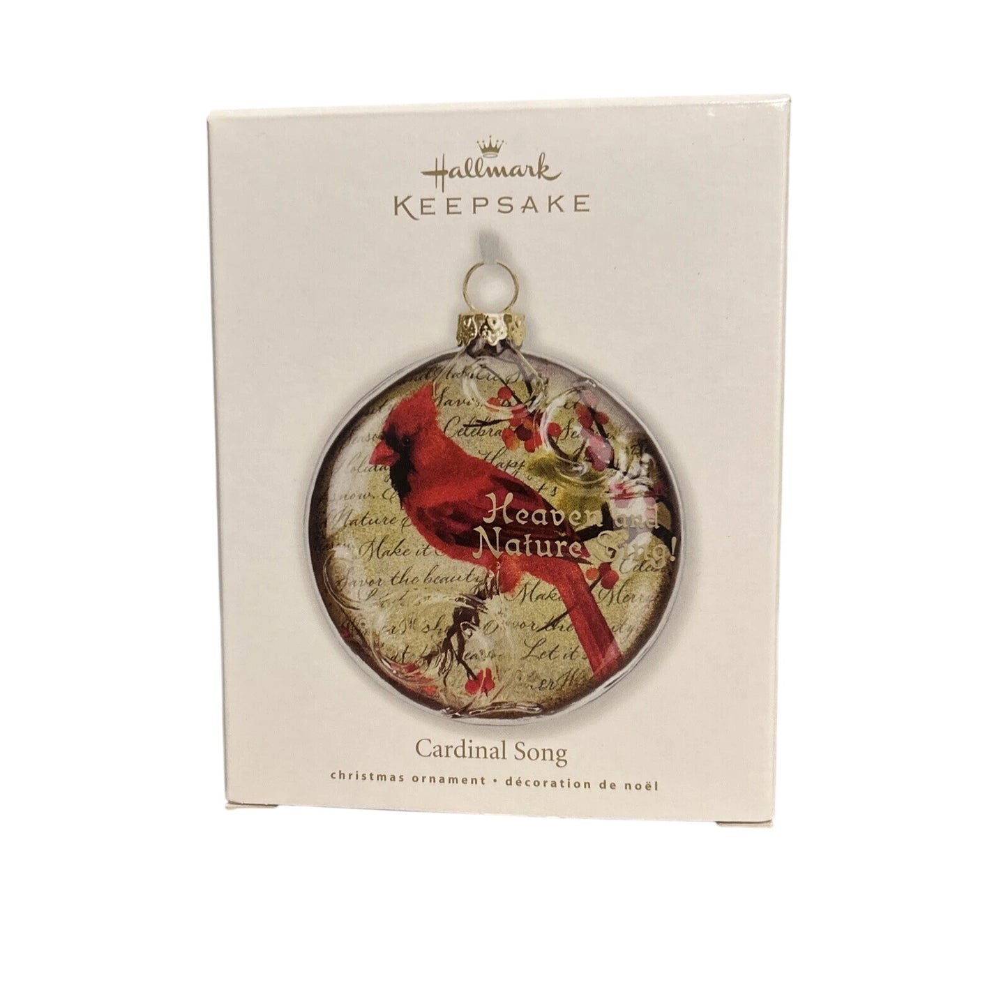2010 Cardinal Song Hallmark Ornament (Bird) QXG3503