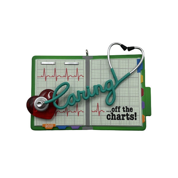 2010 Caring Off the Charts! Hallmark Ornament (Nurse) QXG7453
