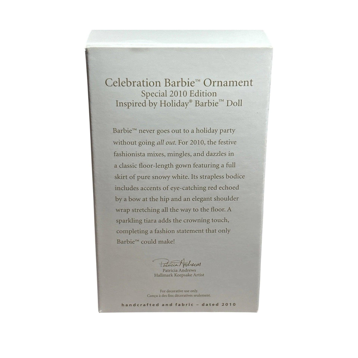 2010 Celebration Barbie Hallmark Ornament (Celebration Barbie) QXI2376 Image7