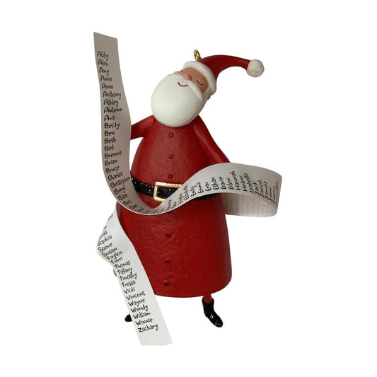 2010 CHecking It Twice Hallmark Ornament (Santa Claus) QXG7373 Image1