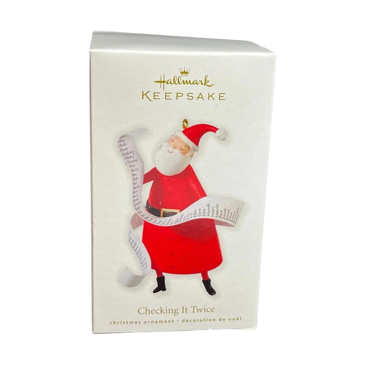 2010 CHecking It Twice Hallmark Ornament (Santa Claus) QXG7373 Image2