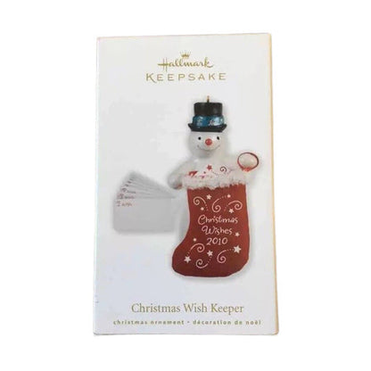 2010 Christmas Wish Keeper Hallmark Ornament (Snowman) QXG7573