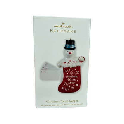 2010 Christmas Wish Keeper Hallmark Ornament (Snowman) QXG7573 Image2