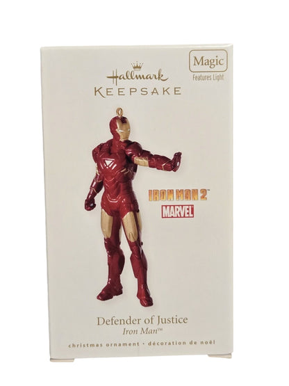 2010 Defender of Justice Hallmark Ornament (Iron Man) QXI2233